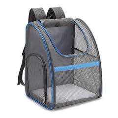 pet bag full net breathable backpack for outing travel carrying bag