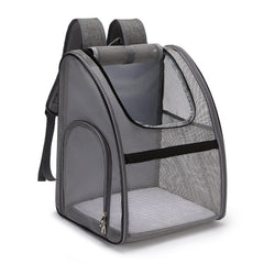 pet bag full net breathable backpack for outing travel carrying bag