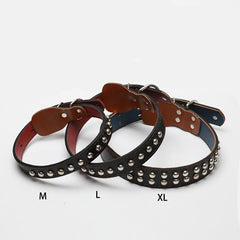 Pet Leather Dog Collar Leash For Large Dog Leather Dog Traction