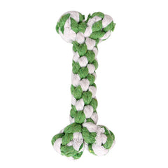 1pc Pet Dog Toy Rope Double Knot Cotton Braided Dog Rope Toy Puppy