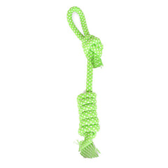 1pc Pet Dog Toy Rope Double Knot Cotton Braided Dog Rope Toy Puppy