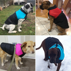 Big Dog Clothes Winter Warm Pet Vest Jacket Waterproof Dog Coat