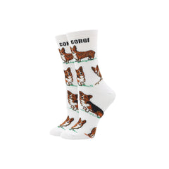 2023 Women Socks Cartoon Animal Cute Printing Dog Penguin