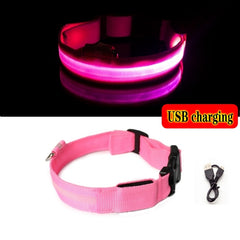 Led Dog Collar Light Anti-lost Collar For Dogs Puppies