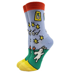 2023 Women Socks Cartoon Animal Cute Printing Dog Penguin