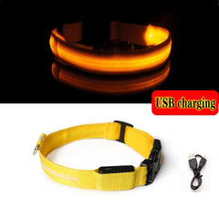 Led Dog Collar Light Anti-lost Collar For Dogs Puppies