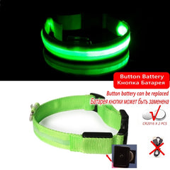 Led Dog Collar Light Anti-lost Collar For Dogs Puppies