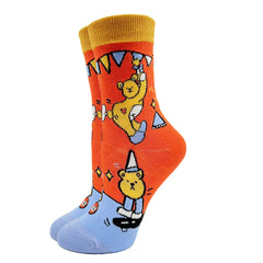 2023 Women Socks Cartoon Animal Cute Printing Dog Penguin