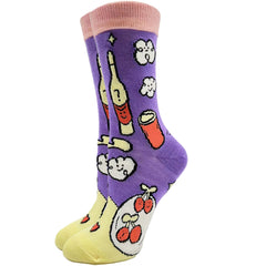 2023 Women Socks Cartoon Animal Cute Printing Dog Penguin