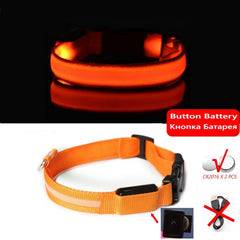 Led Dog Collar Light Anti-lost Collar For Dogs Puppies