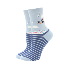 2023 Women Socks Cartoon Animal Cute Printing Dog Penguin