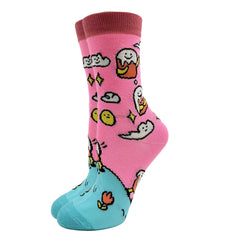 2023 Women Socks Cartoon Animal Cute Printing Dog Penguin