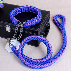 1.2M 17 colors Length Double Strand Rope Large Dog Leashnal Color Pet