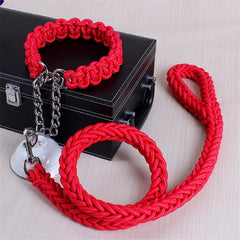 1.2M 17 colors Length Double Strand Rope Large Dog Leashnal Color Pet