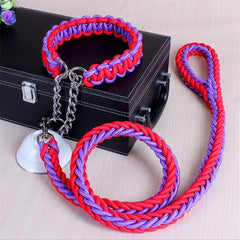 1.2M 17 colors Length Double Strand Rope Large Dog Leashnal Color Pet