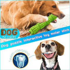 Pet Dog Chew Toy For Aggressive Chewers Treat Dispensing Rubber Teeth