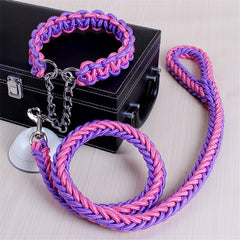 1.2M 17 colors Length Double Strand Rope Large Dog Leashnal Color Pet