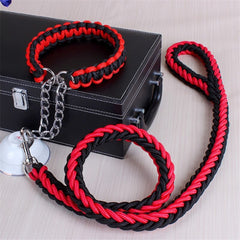1.2M 17 colors Length Double Strand Rope Large Dog Leashnal Color Pet