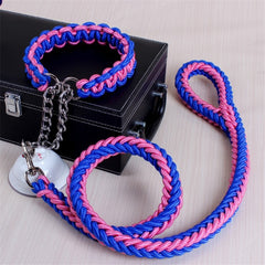 1.2M 17 colors Length Double Strand Rope Large Dog Leashnal Color Pet