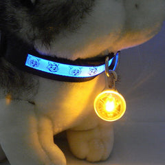 WHOLESALE LED Pet Collar Pendant Flashing For Pet Safety Keyring Night
