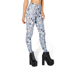 Woman Cute White Dog Women Legging Womens Leggings