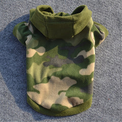 Hooded Camouflage Printed Dog Pet Clothes Hoodie