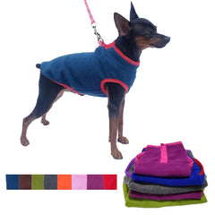 Fleece Dog Clothes For Small Dogs Spring Autumn Warm Puppy