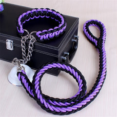 1.2M 17 colors Length Double Strand Rope Large Dog Leashnal Color Pet