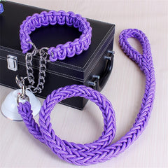 1.2M 17 colors Length Double Strand Rope Large Dog Leashnal Color Pet