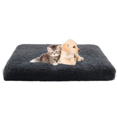 Rectangle Dog Bed Washable Cover Long Plush