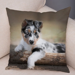 Australian Shepherd Pillowcase Cute Dog Animal Pillowcase Cover