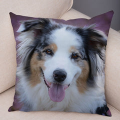 Australian Shepherd Pillowcase Cute Dog Animal Pillowcase Cover