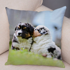 Australian Shepherd Pillowcase Cute Dog Animal Pillowcase Cover