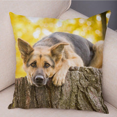 Pet Animal German Shepherd Dog Pillow Case Covers