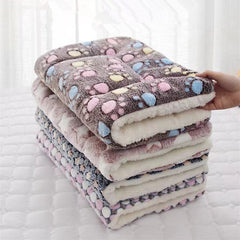 Pet Dog Bed Thickened Dog Cat Mat Soft Fleece Pad Blanket Cushion