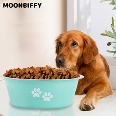 Non-slip Pet Dogs Bowls for Perros Feeder Stailess steel