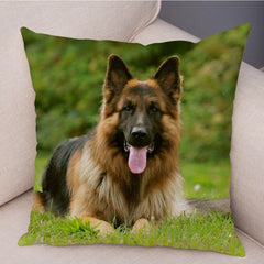 Pet Animal German Shepherd Dog Pillow Case Covers