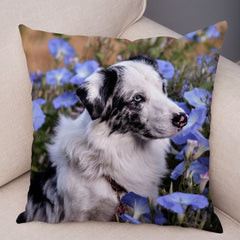 Australian Shepherd Pillowcase Cute Dog Animal Pillowcase Cover