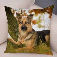 Pet Animal German Shepherd Dog Pillow Case Covers