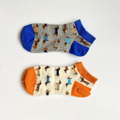 Animal Women Socks Colorful Cute Sausage Dog socks